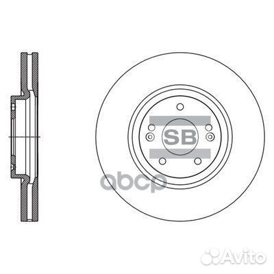 Диск тормозной передний hyundai ix55 08- SD1132