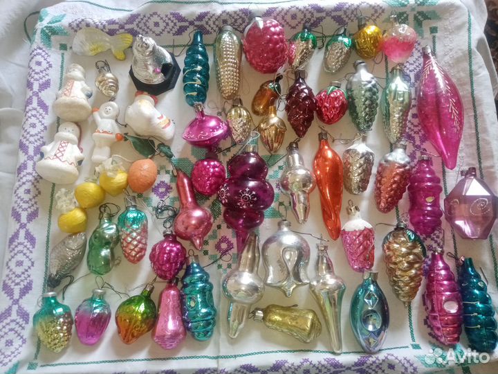 Елочные игрушки СССР