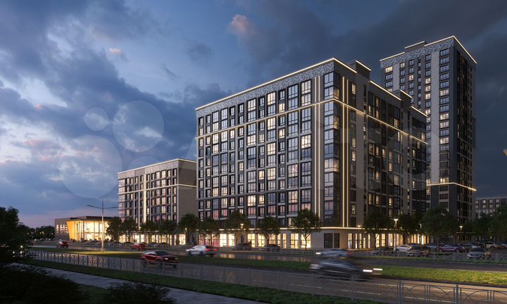 1-к. квартира, 51 м², 16/24 эт.