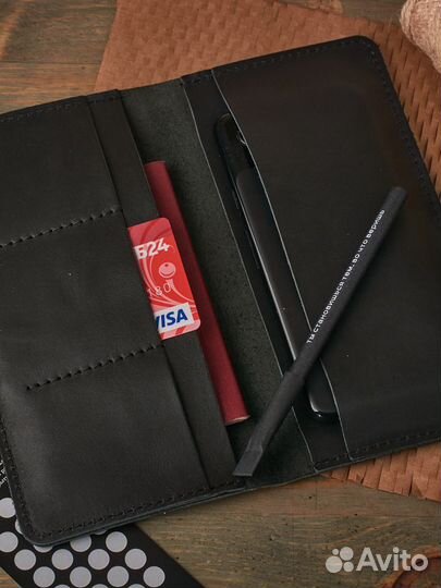 Кошелек портмоне мужской из натуральной кожи