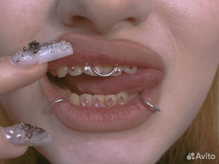 Установка скайсов и пирсинг