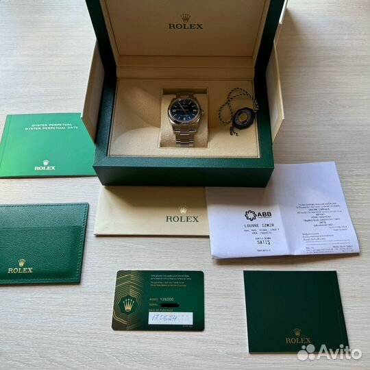 Rolex Oyster Perpetual мм 36 синий 2024 июнь