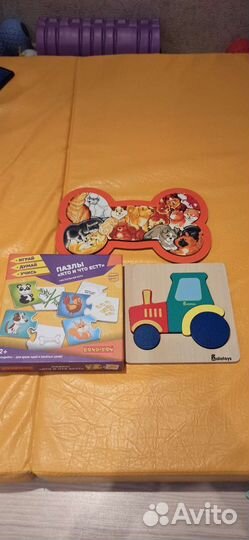 Развивающие игрушки пазлы
