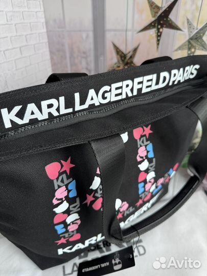 Cумка пляжная,шопер(tote) Karl Lagerfeld