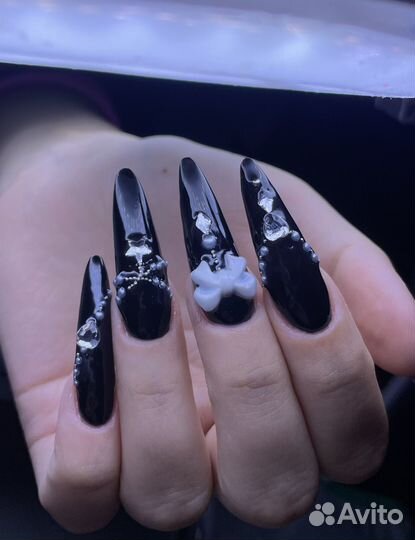 Крейзи маникюр и наращивание ногтей