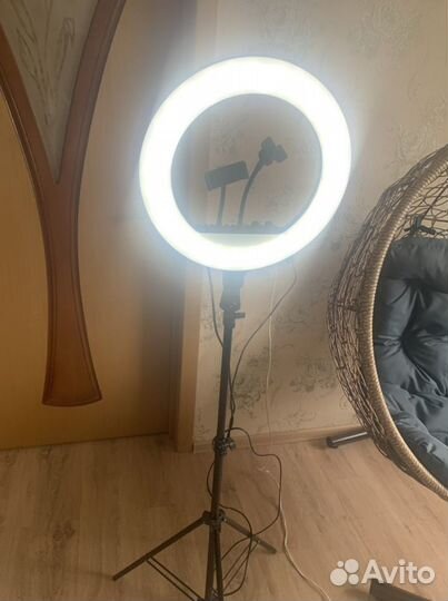 Кольцевая лампа со штативом 36 см