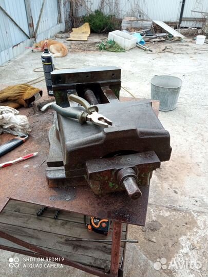 Тиски станочные большие СССР