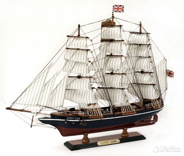 Модель макет корабля парусник Катти Сарк