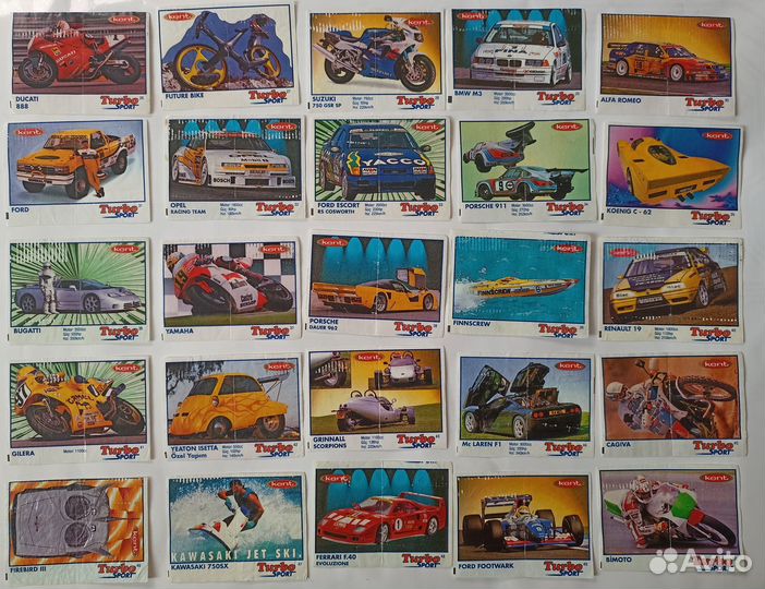 Turbo Sport 1-70 (Полная коллекция, 70 шт)