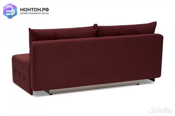 Диван еврокнижка Сити бордовый