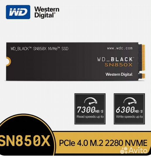 Ssd m2 Western Digital WD SN850X 2 tb
