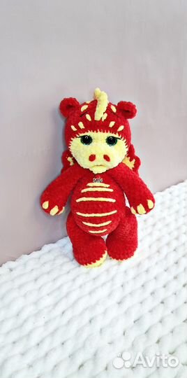 Вязаные игрушки дракон