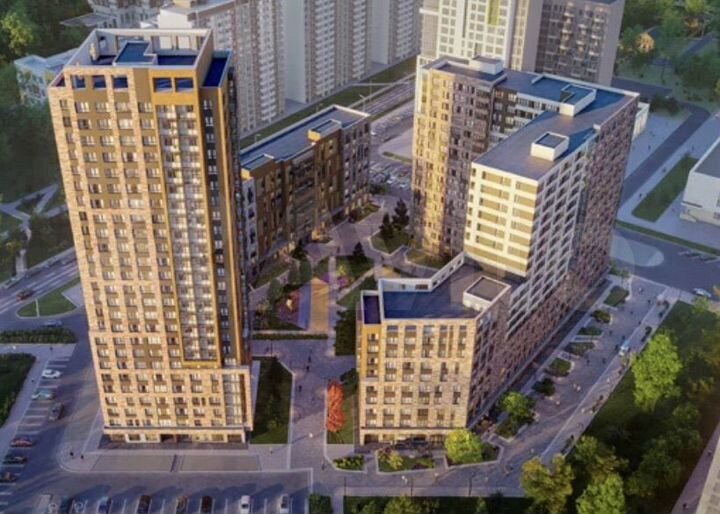 2-к. квартира, 57,1 м², 11/17 эт.