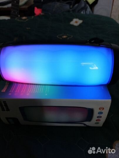 Стерео блютуз колонка