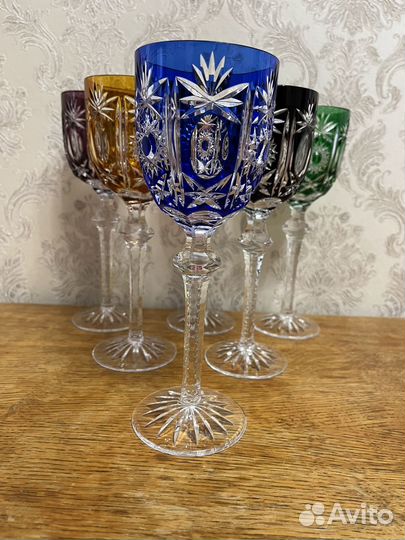 Цветной хрусталь гдр Карл Клокочник