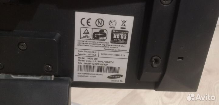 Монитор Samsung(матрица и корпус)