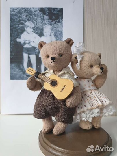 Мишка тедди Алёша ручная работа