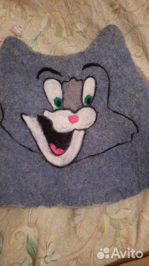 Банная шапка, валяние.Ручная работа