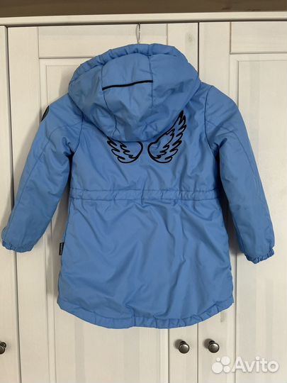 Куртка-парка для девочки демисезонная р 116-122