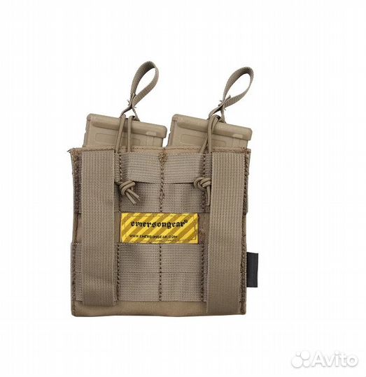 Панель с 2 открытыми подсумками под магазины 5.56