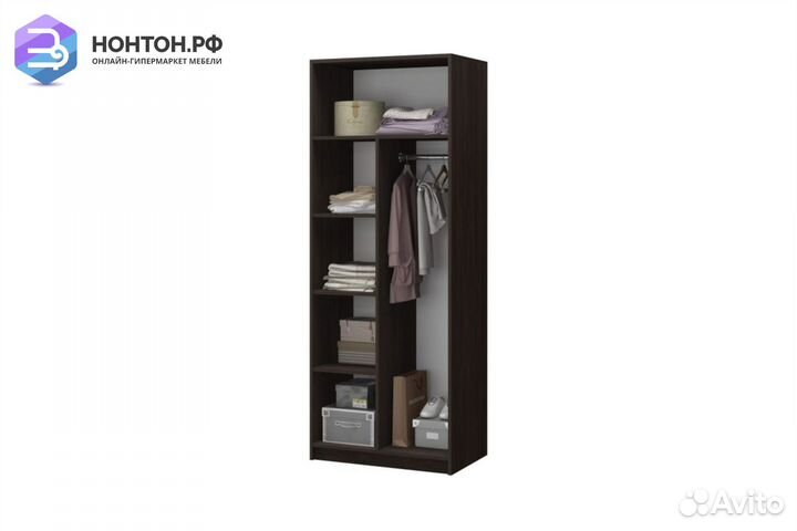 Шкаф 2-х створчатый с перегородкой