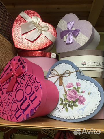 Коробка подарочная сердце