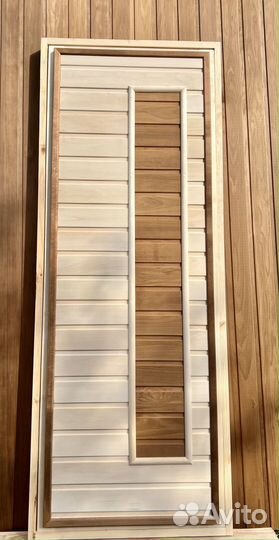 Дверь для бань и саун (1800х700) Термовставка