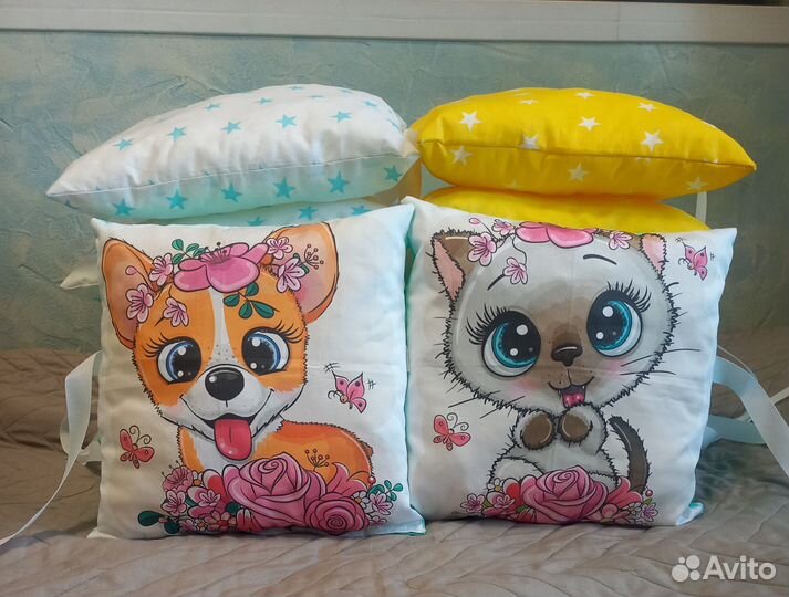 Бортики в детскую кроватку 120 на 60