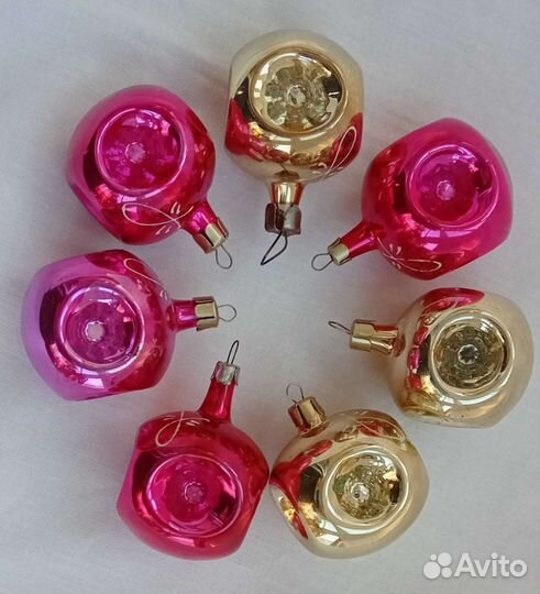 Красивые ёлочные игрушки СССР