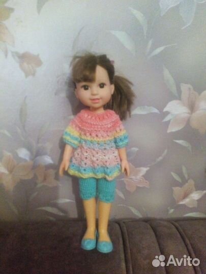 Кукла с вещами ручной работы