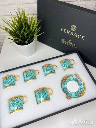 Кофейный фарфоровый набор Versace