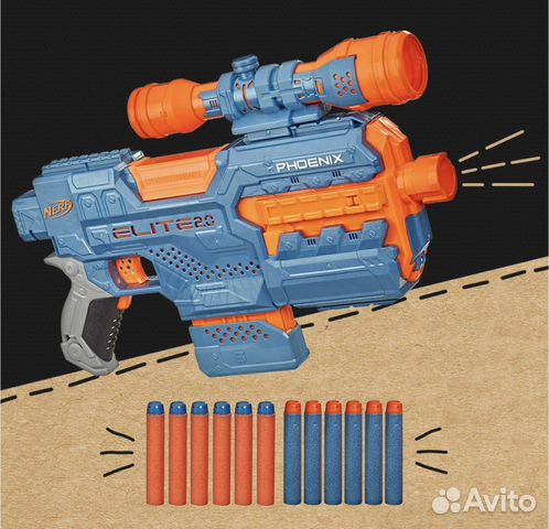 Нерф феникс бластер 8 штук