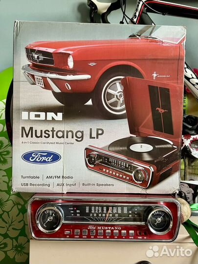 Виниловый проигрыватель пластинок ION Mustang LP