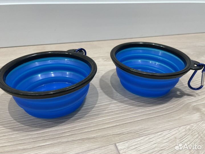 Миска силиконовая складная дорожная