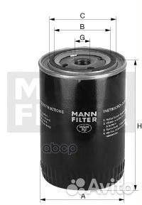 Фильтр масляный mann-filter W 940/24 Германия 1