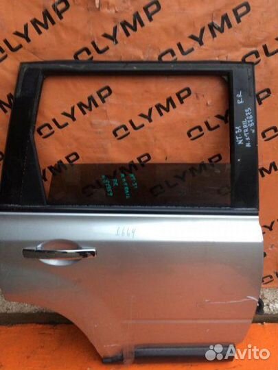 Стекло двери заднее правое Nissan X-Trail NT31