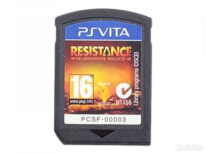 Игра Resistance Burning Skies, для PS Vita, без ко