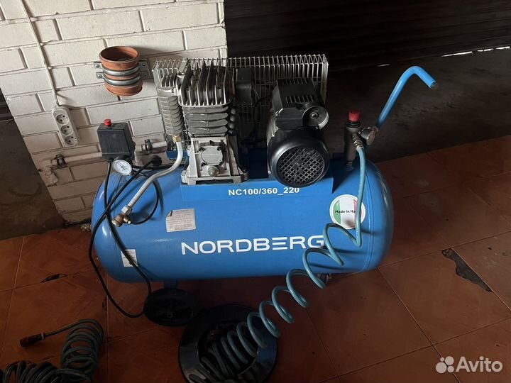NC100/360 220 nordberg Компрессор поршневой