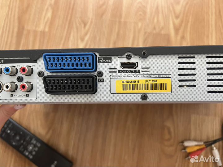 DVD плеер LG HDD/recorder модель HDR899