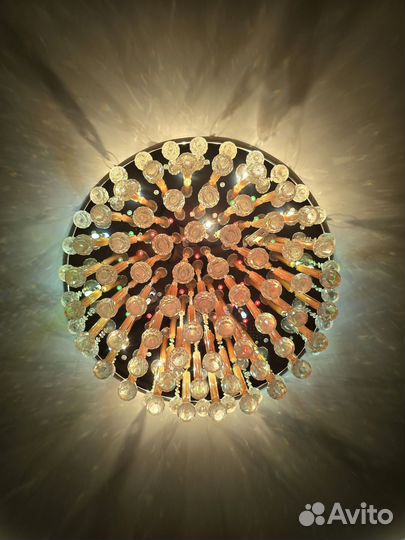 Люстра потолочная светодиодная с пультом