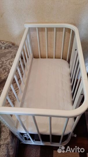 Детская кроватка приставная 