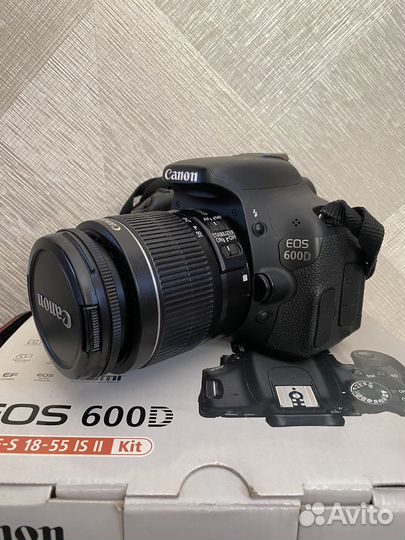 Зеркальный фотоаппарат canon eos 600d бу
