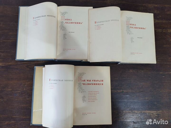 Героическая эпопея. В 3-х томах: Поход Челюскина