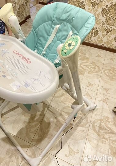 Стульчик для кормления carello 3в 1