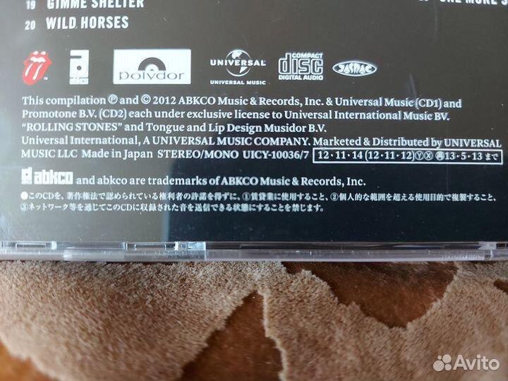 The Rolling Stones Grrr 2CD Japan 2012