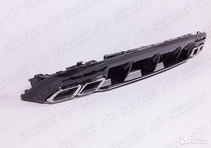 Диффузор насадки 63S AMG хром Mercedes S Coupe