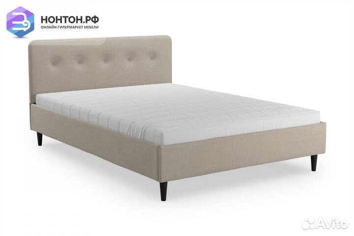 Кровать Милена бежевая