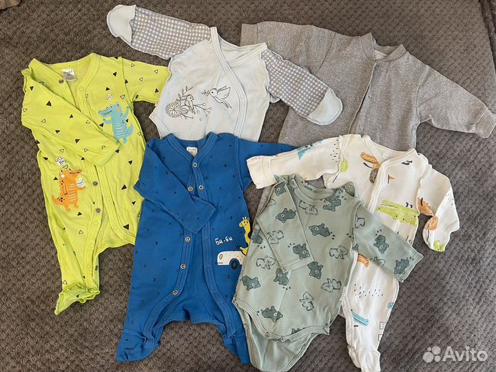 Детские вещи для новорожденного мальчика пакетом