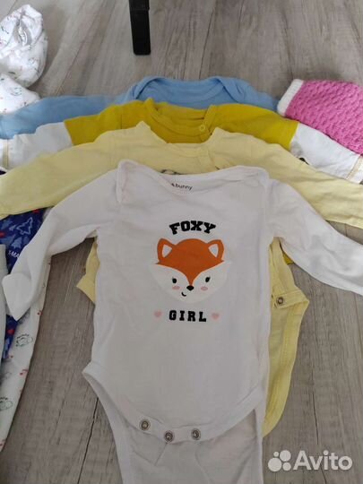 Вещи пакетом на девочку 68-74