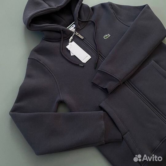 Зип худи lacoste толстовка с начесом